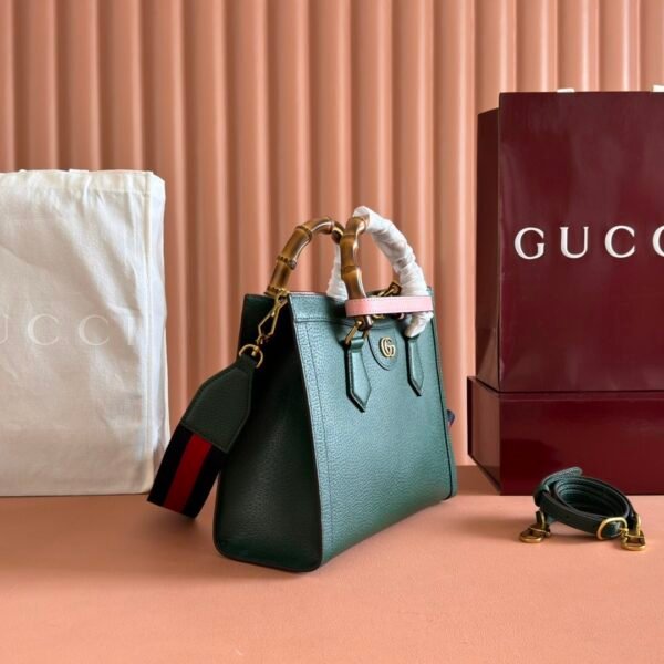 GUCCI DIANA series medium bamboo tote bag